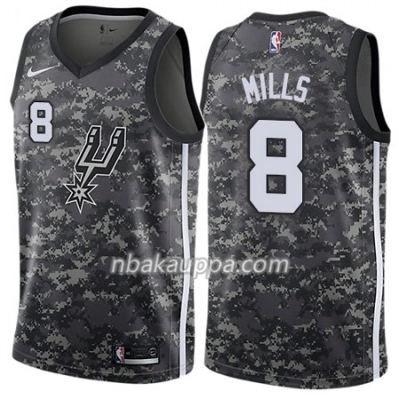 San Antonio Spurs Patty Mills 8 Nike City Edition Musta Pelipaidat Swingman - Miesten